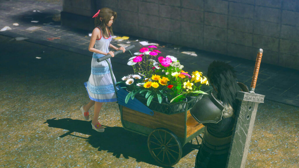 Final Fantasy VII: Crisis Core Reunion Midgar Full of Flowers